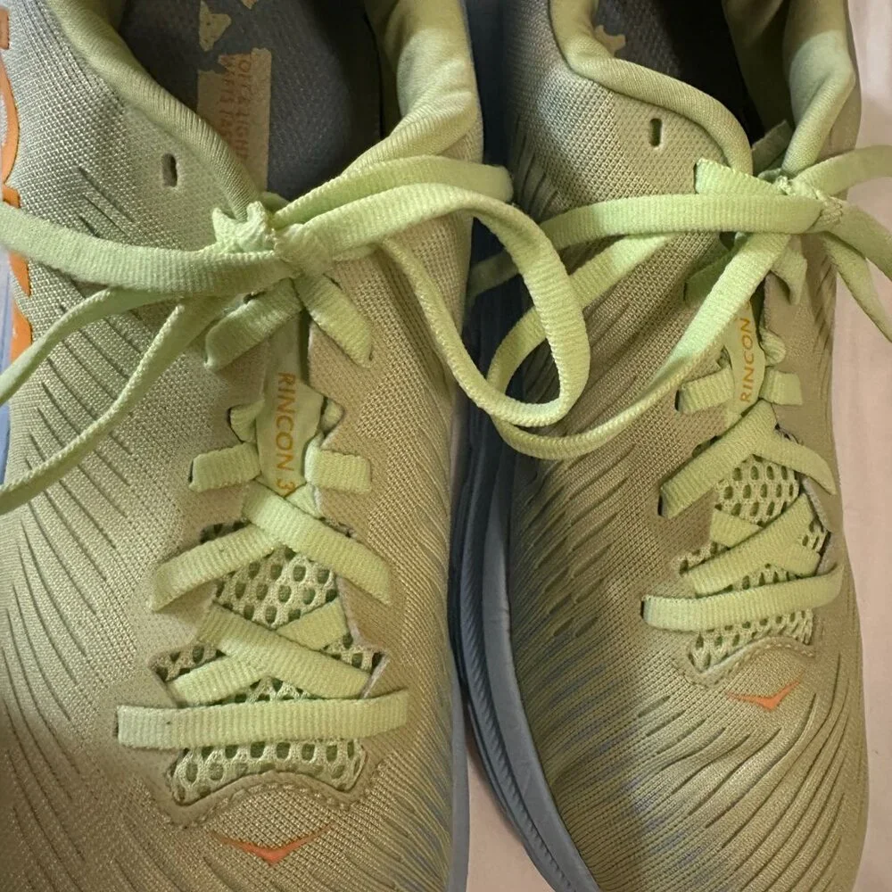 HOKA Rincon 3 Women’s Running Shoes – Size 8 – Fresh Green/Blue – Excellent Cond - Picture 2 of 5